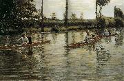 Racing boat Gustave Caillebotte